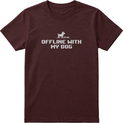 Offline With My Dog T-Shirt