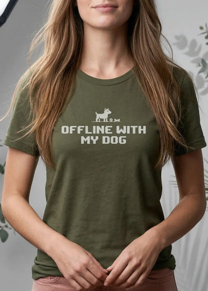 Offline With My Dog T-Shirt