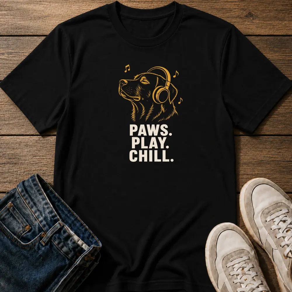 Paws Play Chill T-Shirt