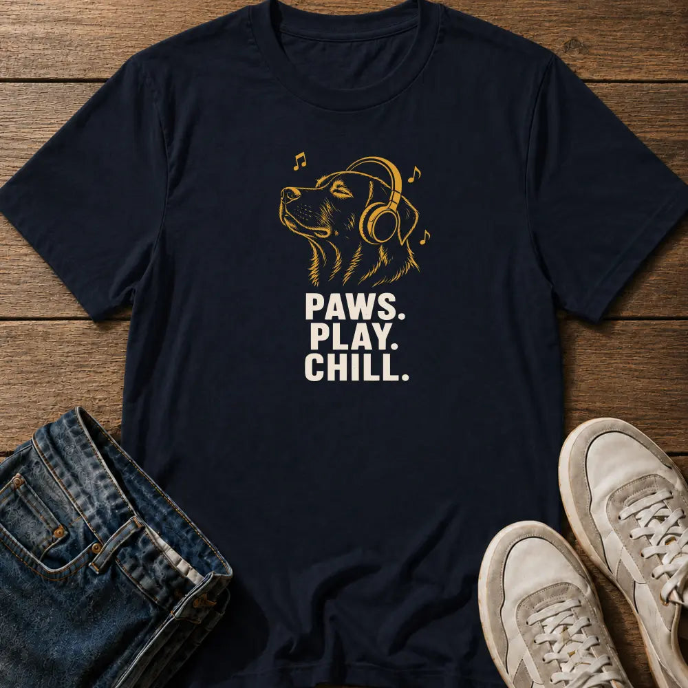 Paws Play Chill T-Shirt