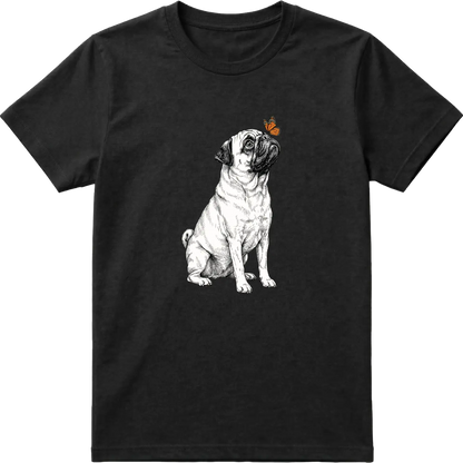 Pug & Butterfly T-Shirt