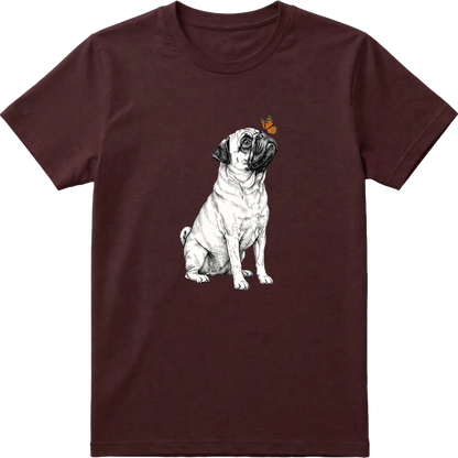Pug & Butterfly T-Shirt