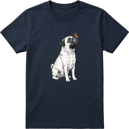 Pug & Butterfly T-Shirt