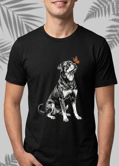 Rottweiler & Butterfly T-Shirt