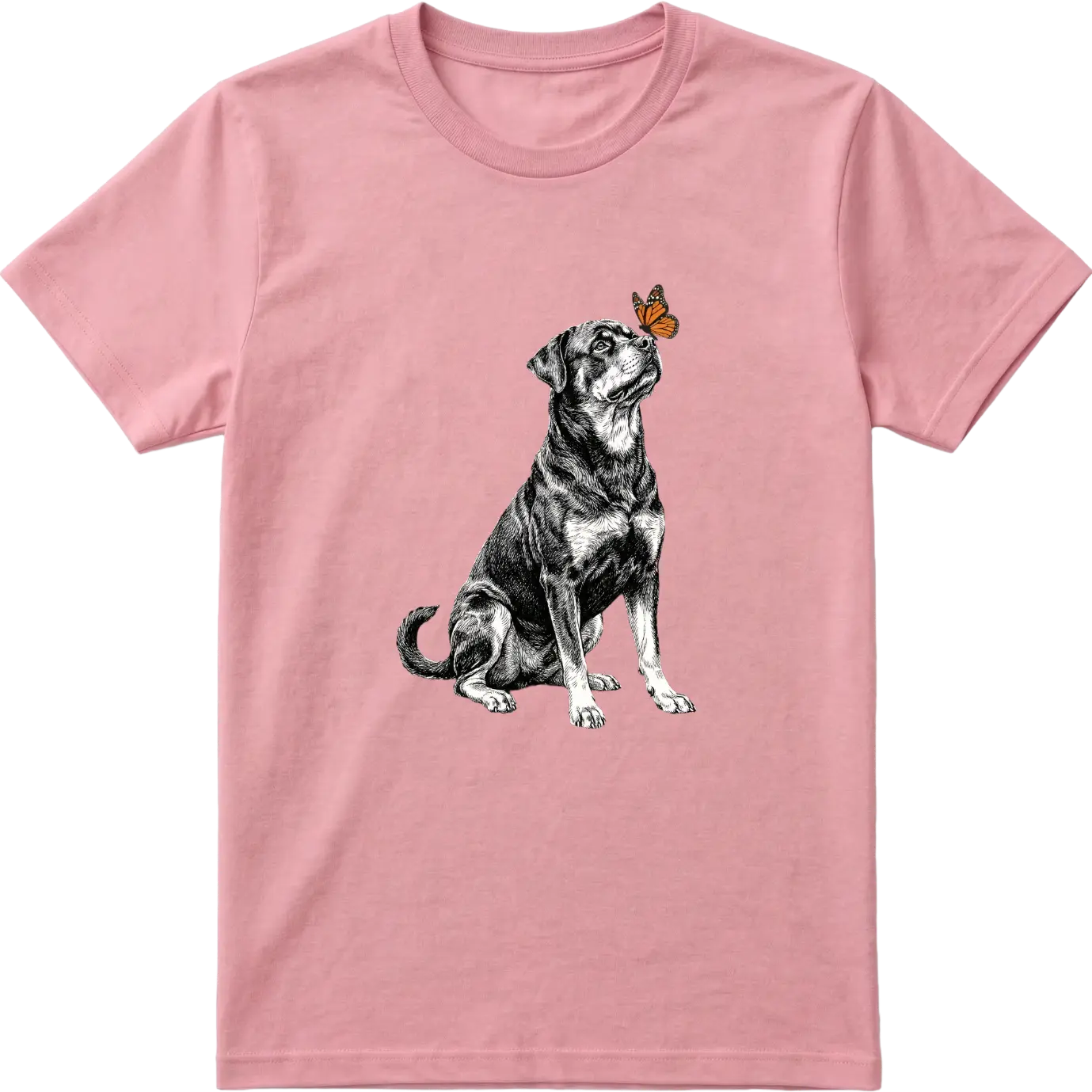 Rottweiler & Butterfly T-Shirt