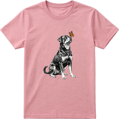 Rottweiler & Butterfly T-Shirt