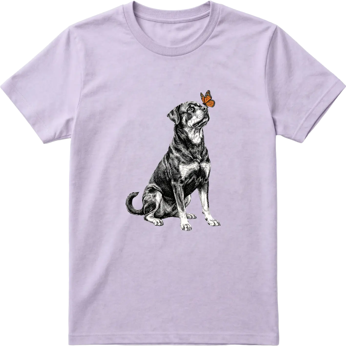 Rottweiler & Butterfly T-Shirt