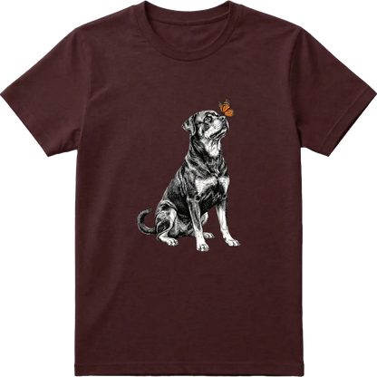 Rottweiler & Butterfly T-Shirt