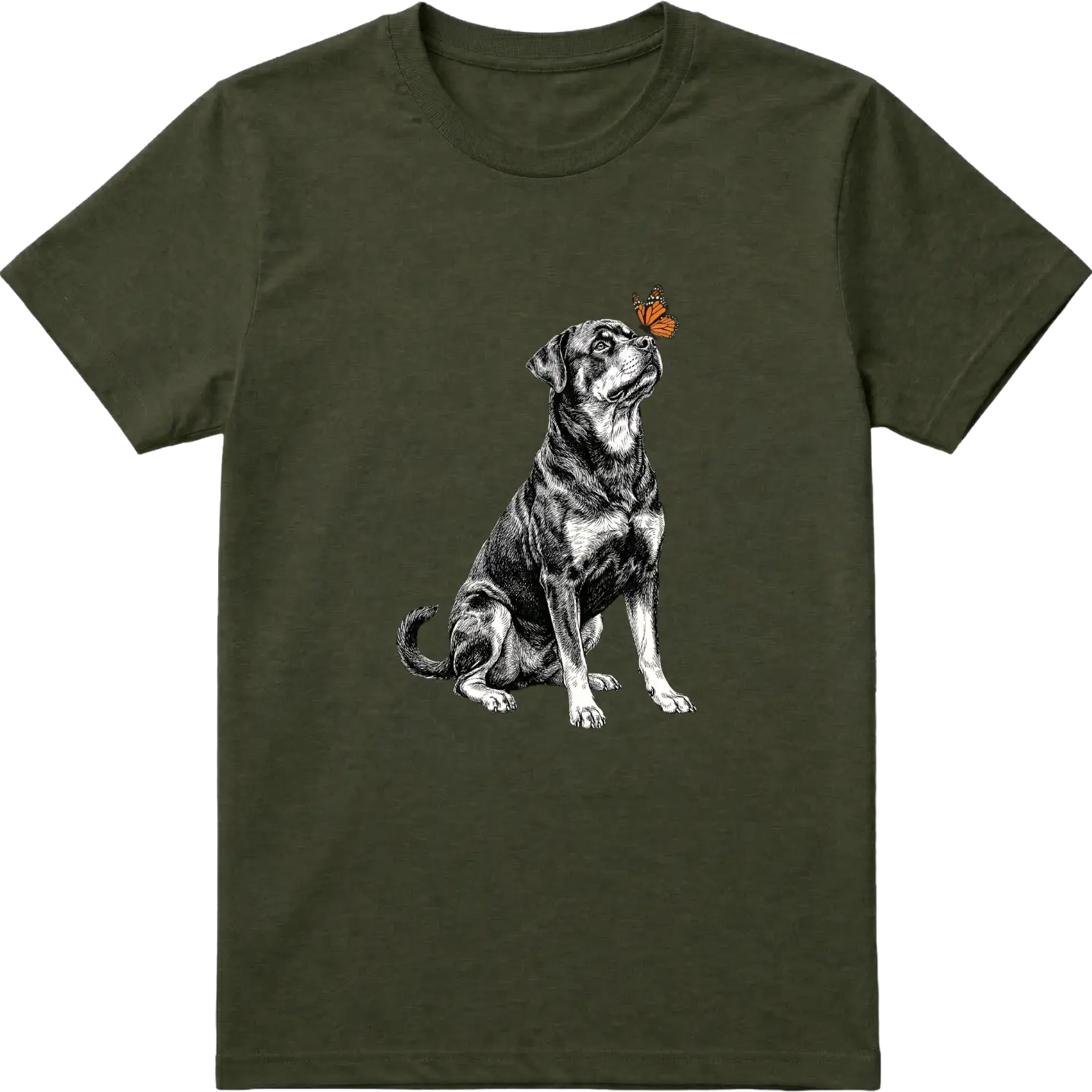 Rottweiler & Butterfly T-Shirt