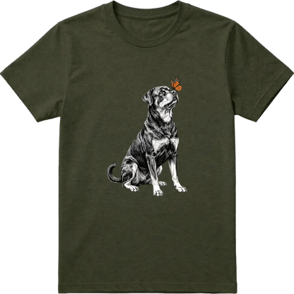 Rottweiler & Butterfly T-Shirt