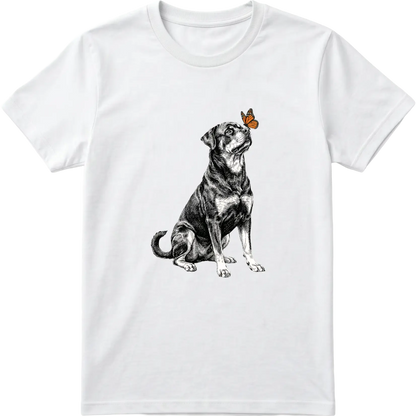 Rottweiler & Butterfly T-Shirt