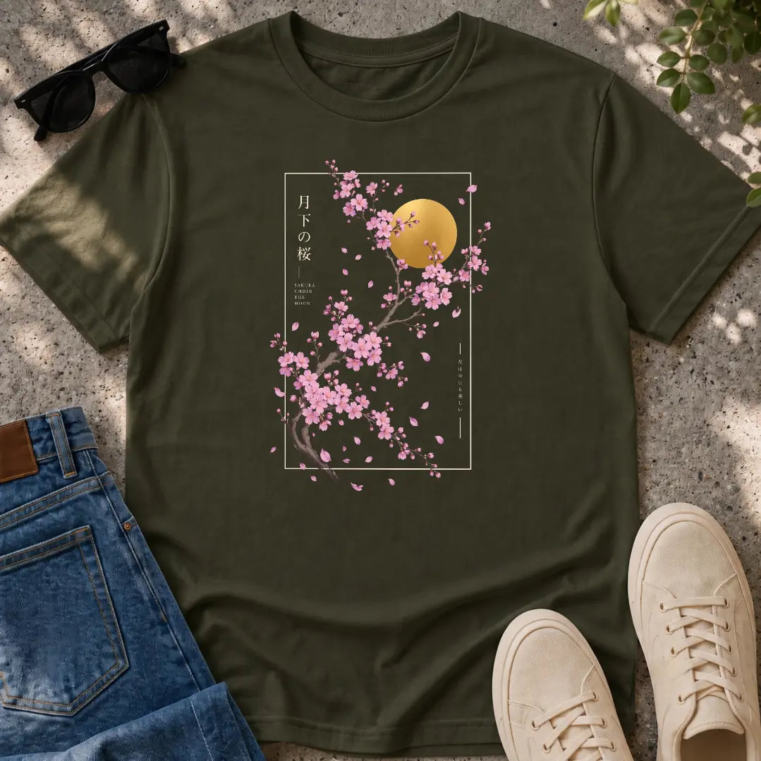 Sakura Under the Moon T-Shirt