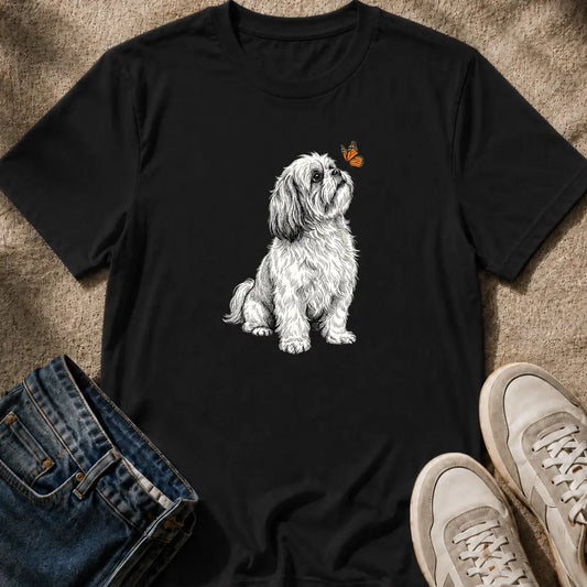 Shih Tzu & Butterfly T-Shirt