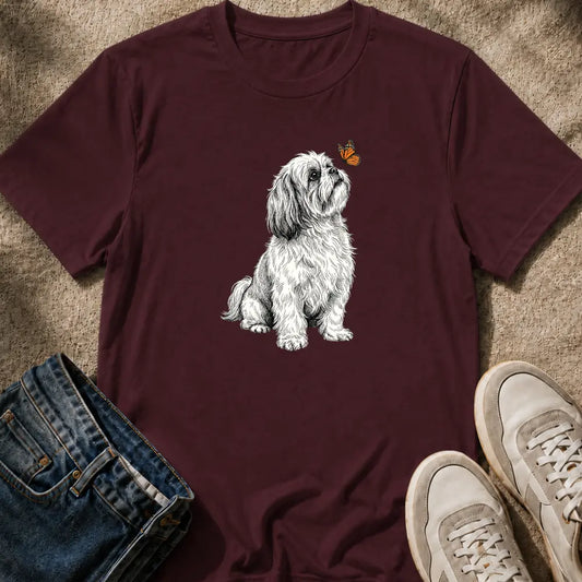 Shih Tzu & Butterfly T-Shirt