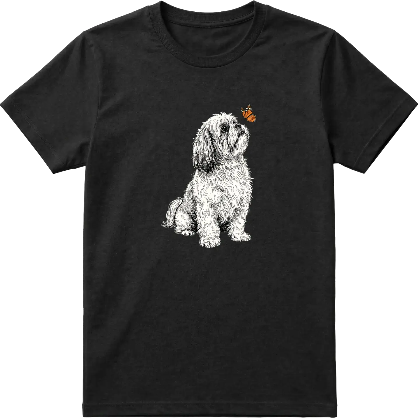 Shih Tzu & Butterfly T-Shirt