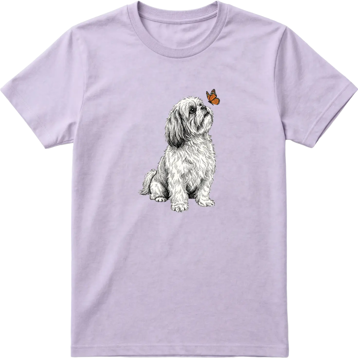 Shih Tzu & Butterfly T-Shirt