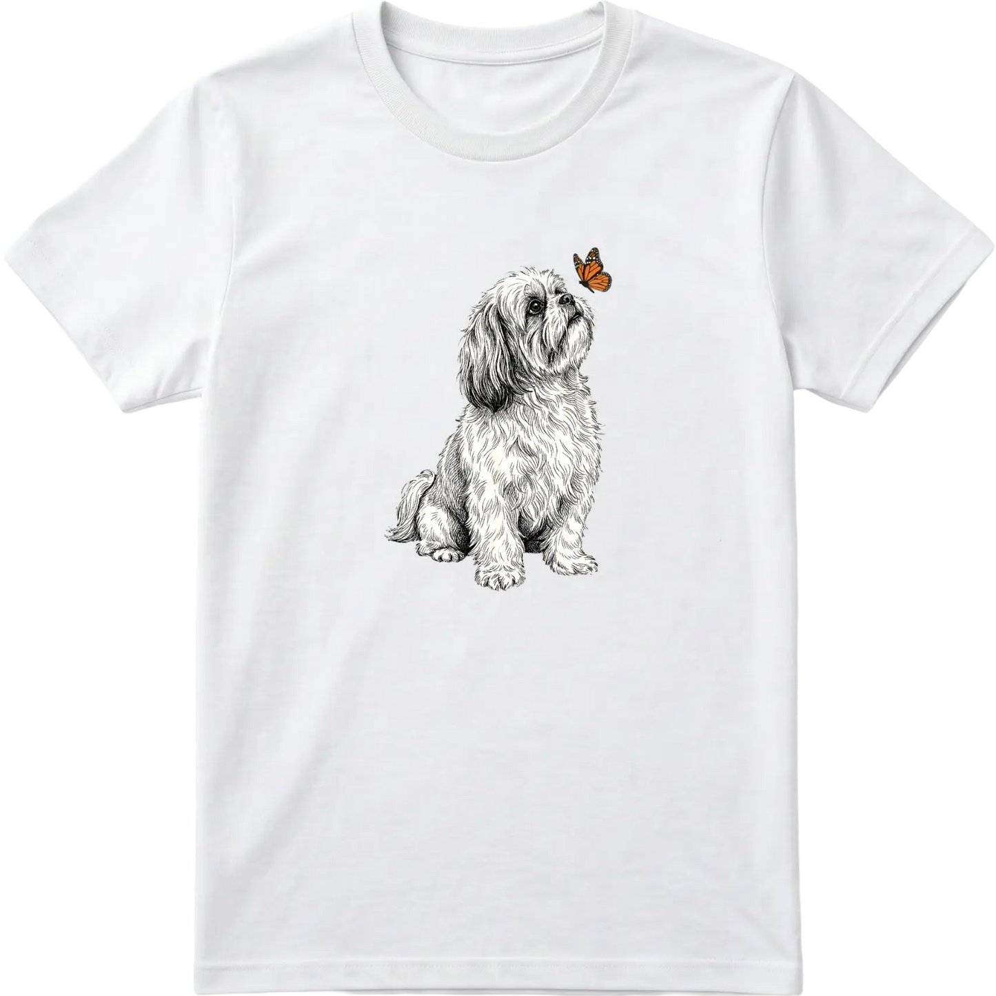 Shih Tzu & Butterfly T-Shirt