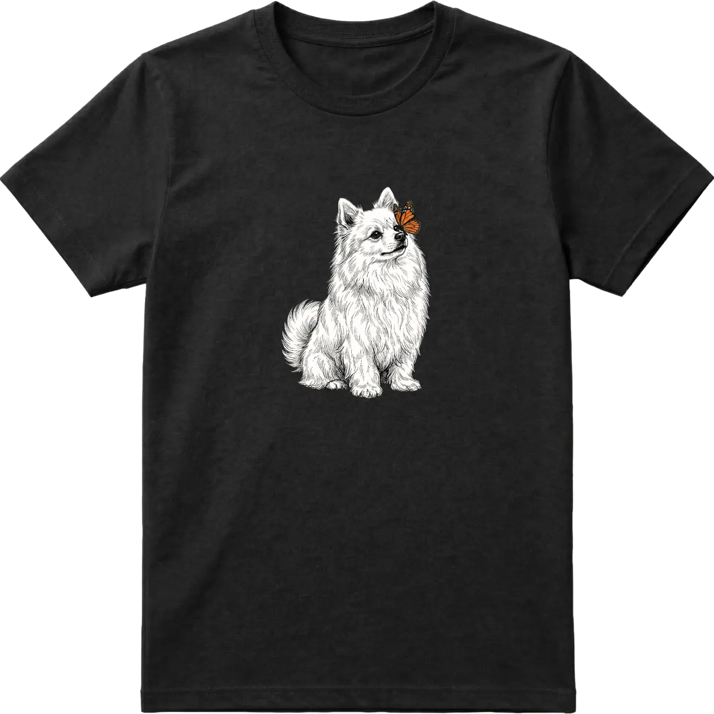Pomeranian & Butterfly T-Shirt