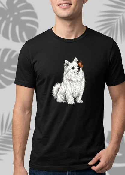 Pomeranian & Butterfly T-Shirt