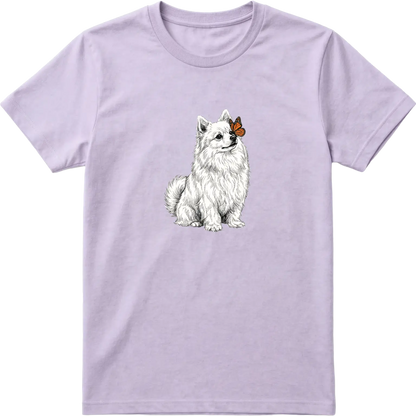 Pomeranian & Butterfly T-Shirt