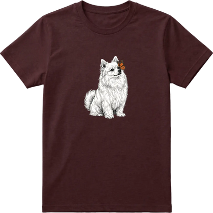 Pomeranian & Butterfly T-Shirt