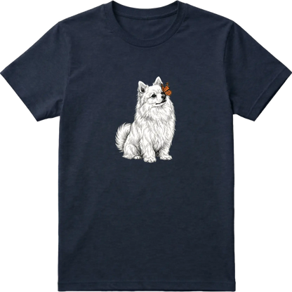 Pomeranian & Butterfly T-Shirt