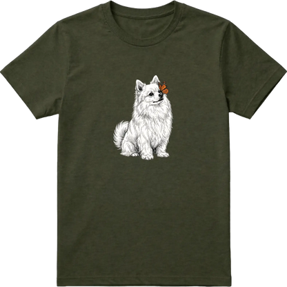 Pomeranian & Butterfly T-Shirt