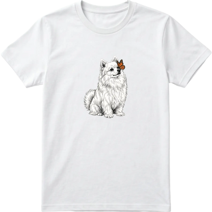 Pomeranian & Butterfly T-Shirt