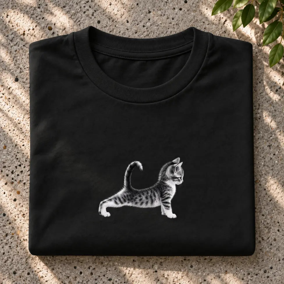 Stretchy Little Cat T-Shirt