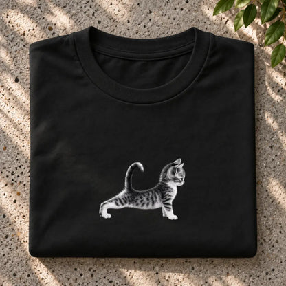 Stretchy Little Cat T-Shirt