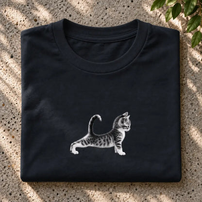 Stretchy Little Cat T-Shirt