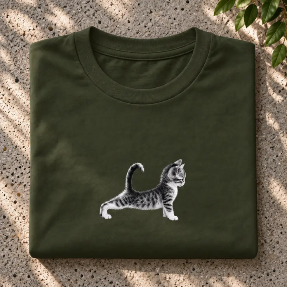 Stretchy Little Cat T-Shirt