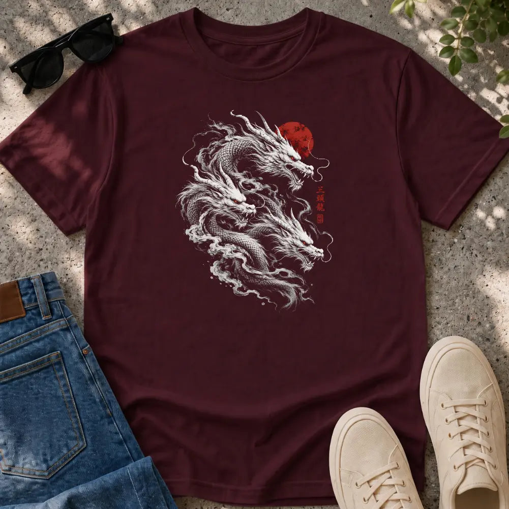 Three-Headed Dragon Fury T-Shirt