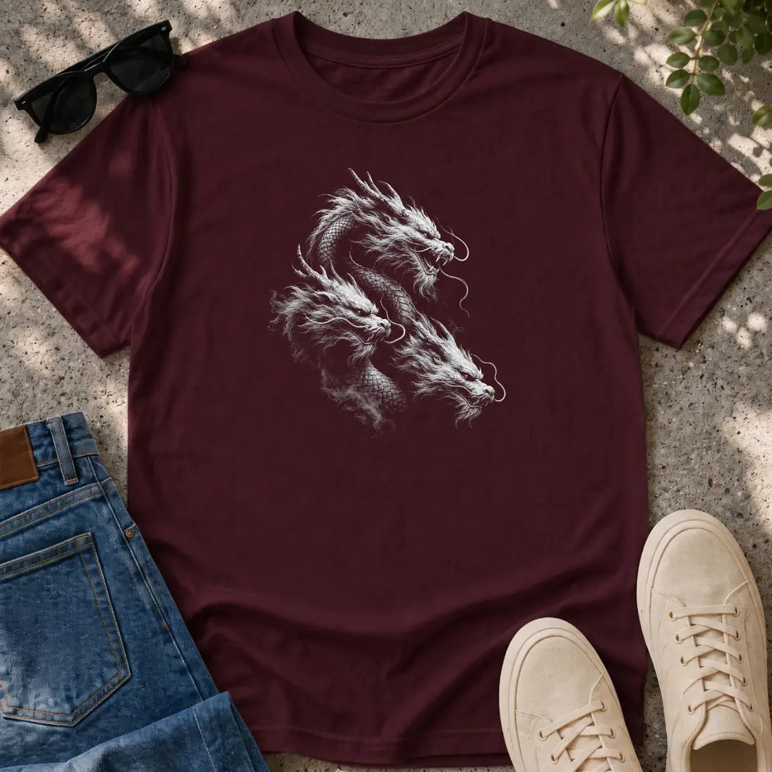 Three Shadows Dragon T-Shirt