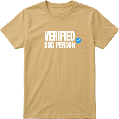 Verified Dog Person T-Shirt