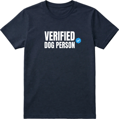Verified Dog Person T-Shirt