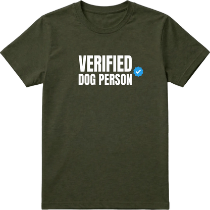 Verified Dog Person T-Shirt