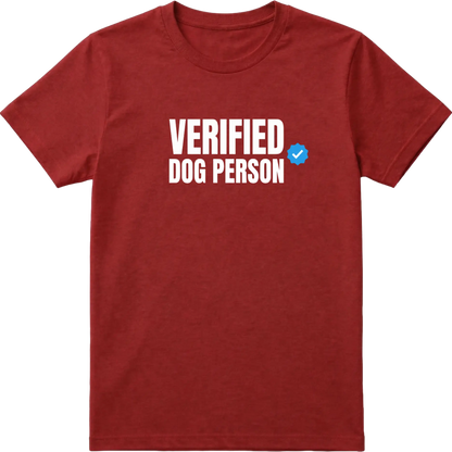 Verified Dog Person T-Shirt