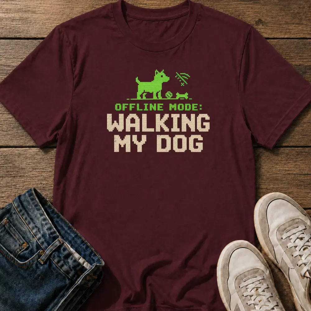 Walking My Dog T-Shirt