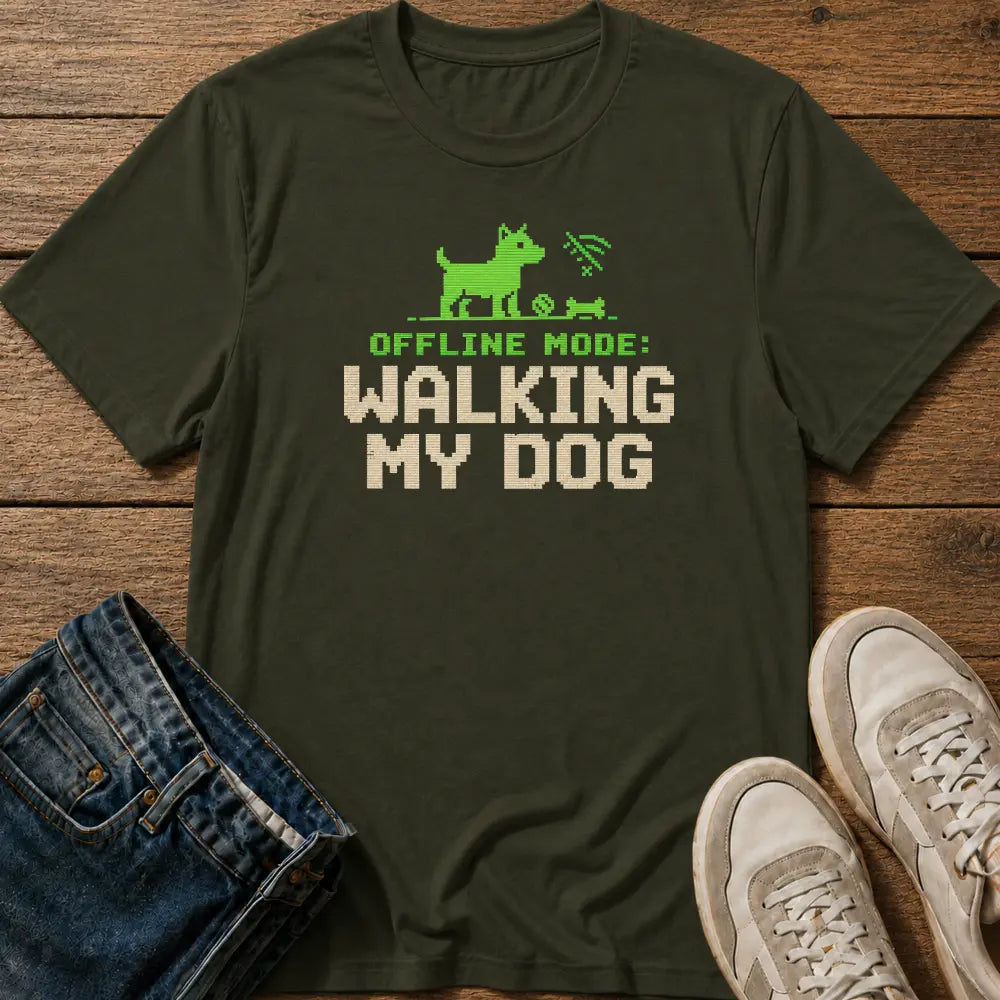 Walking My Dog T-Shirt